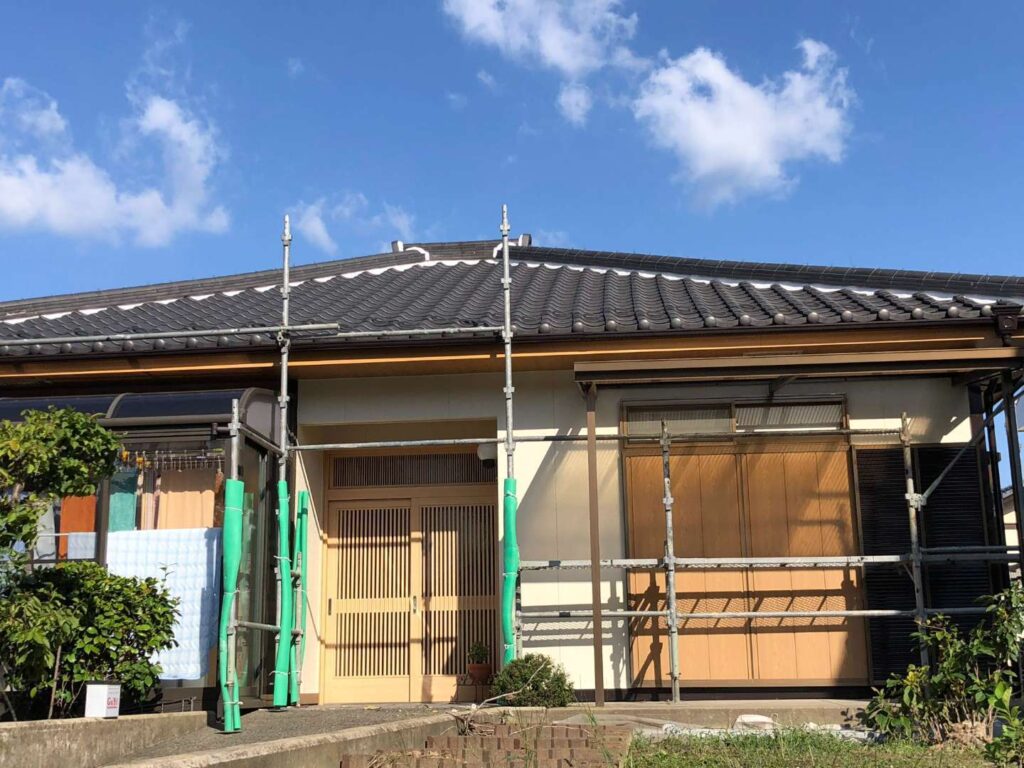北九州市八幡西区友田 漆喰塗り替え（施工後）