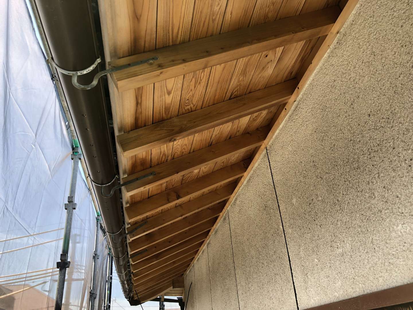 北九州市若松区鴨生田 屋根瓦補修・外壁塗装・木部アク洗い・木部塗装 施工写真7