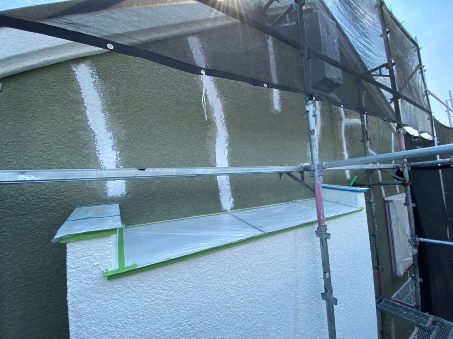 遠賀郡岡垣町 雨漏り調査・遮熱塗装・外壁補修・外壁塗装 施工写真7