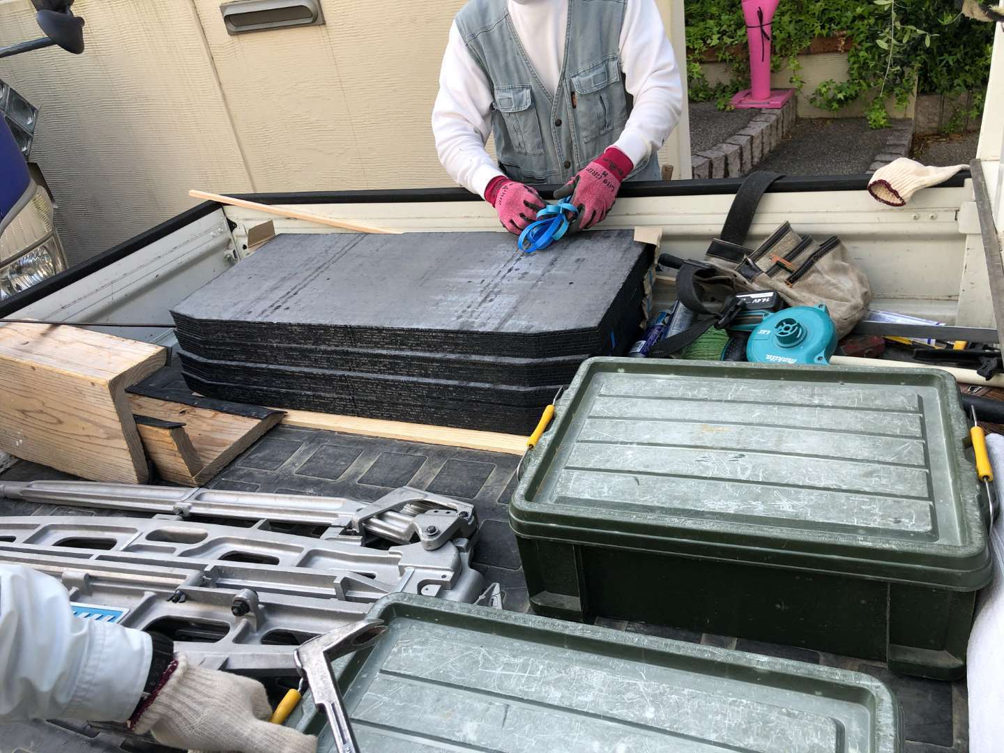 北九州市八幡西区浅川 コロニアル部分張り替え・屋根塗装・火災保険対応工事 施工写真6