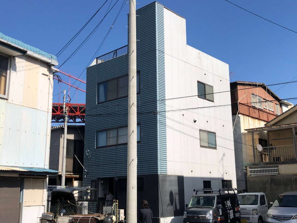 北九州市戸畑区 雨漏り調査・防水工事・遮熱塗装・外壁塗装・付帯部塗装・シーリング打ち替え(施工前)