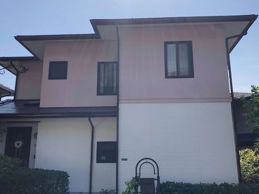 北九州市若松区 屋根瓦補修・遮熱塗装・外壁塗装・コロニアル屋根塗装・付帯部塗装・火災保険対応工事
