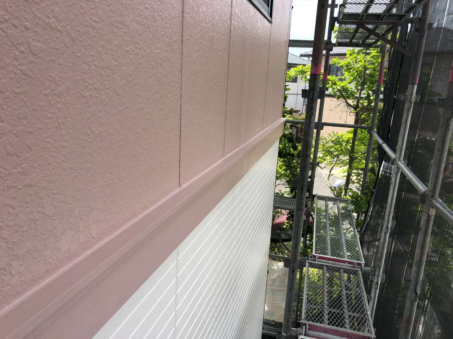 北九州市若松区 屋根瓦補修・遮熱塗装・外壁塗装・コロニアル屋根塗装・付帯部塗装・火災保険対応工事 施工写真9