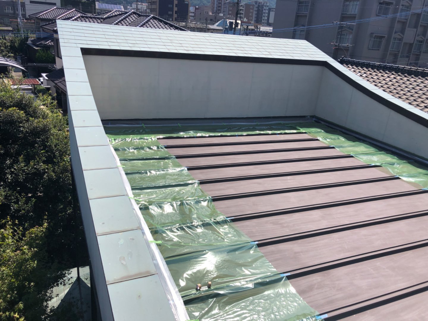 北九州市門司区 雨漏り調査・防水工事・付帯部塗装・シーリング打ち替え 施工写真4