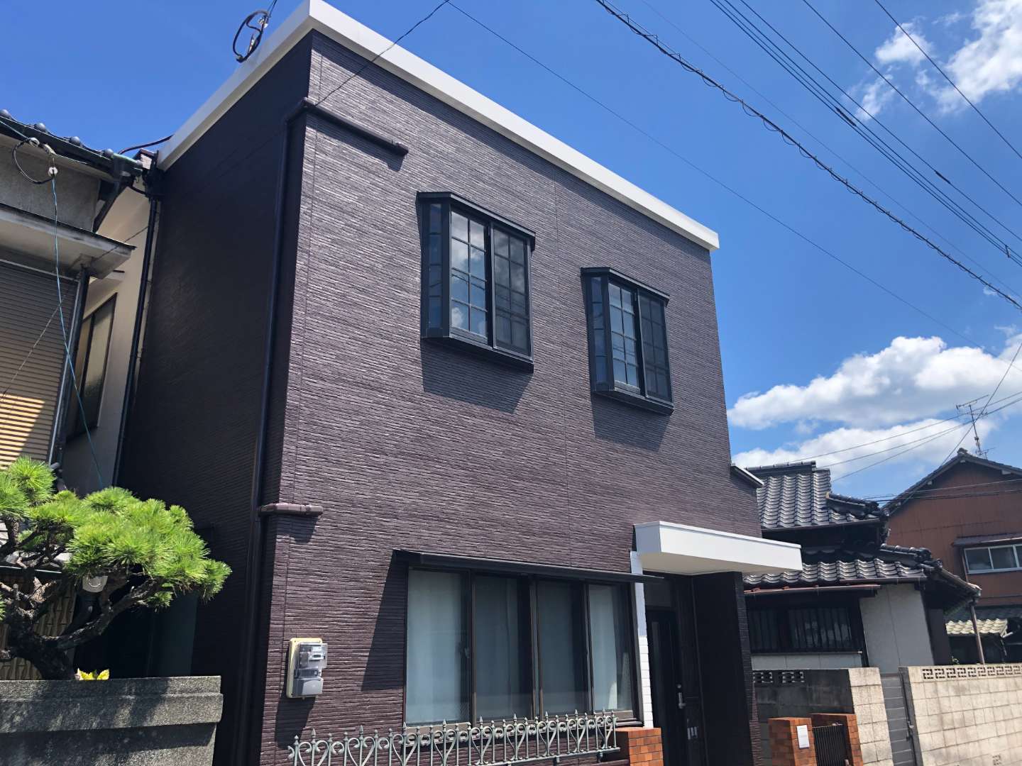 北九州市若松区 遮熱塗装・外壁塗装・コロニアル屋根塗装・付帯部塗装・シーリング打ち替え・雨漏り調査・雨漏り対応工事 施工写真11