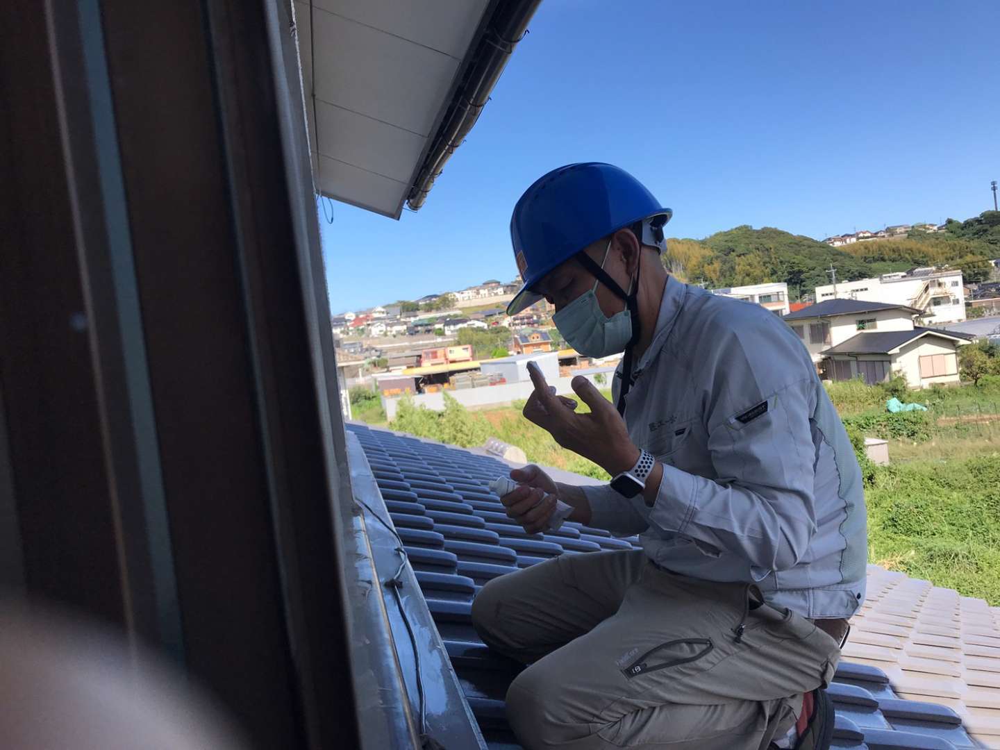 北九州市小倉南区母原 雨漏り調査・雨漏り対応工事・火災保険対応 施工写真10