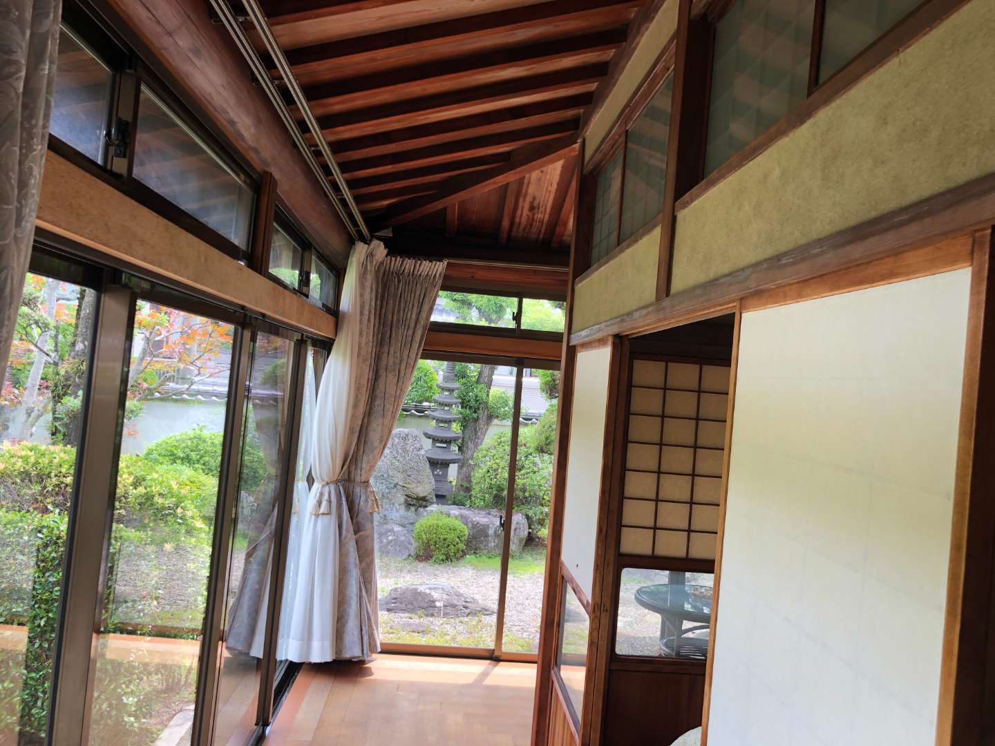北九州市戸畑区天籟寺 ガイナ断熱塗装・和室塗装・聚楽壁塗装 施工写真5