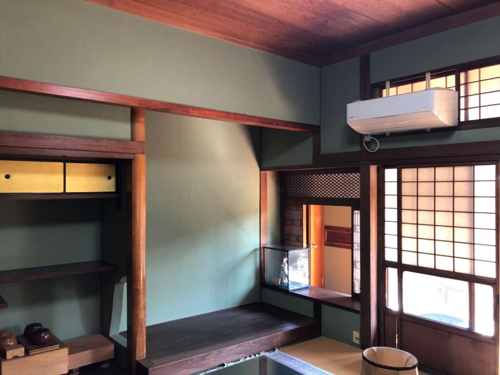 北九州市戸畑区天籟寺 ガイナ断熱塗装・和室塗装・聚楽壁塗装