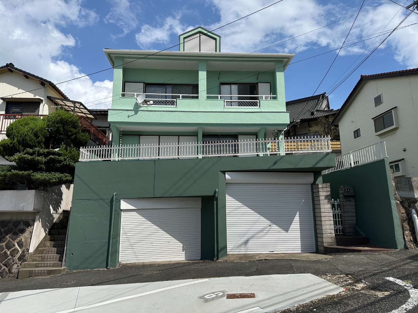 北九州市八幡東区枝光 ガイナ断熱塗装・外壁塗装・コロニアル屋根塗装・付帯部塗装・雨樋交換 施工写真3