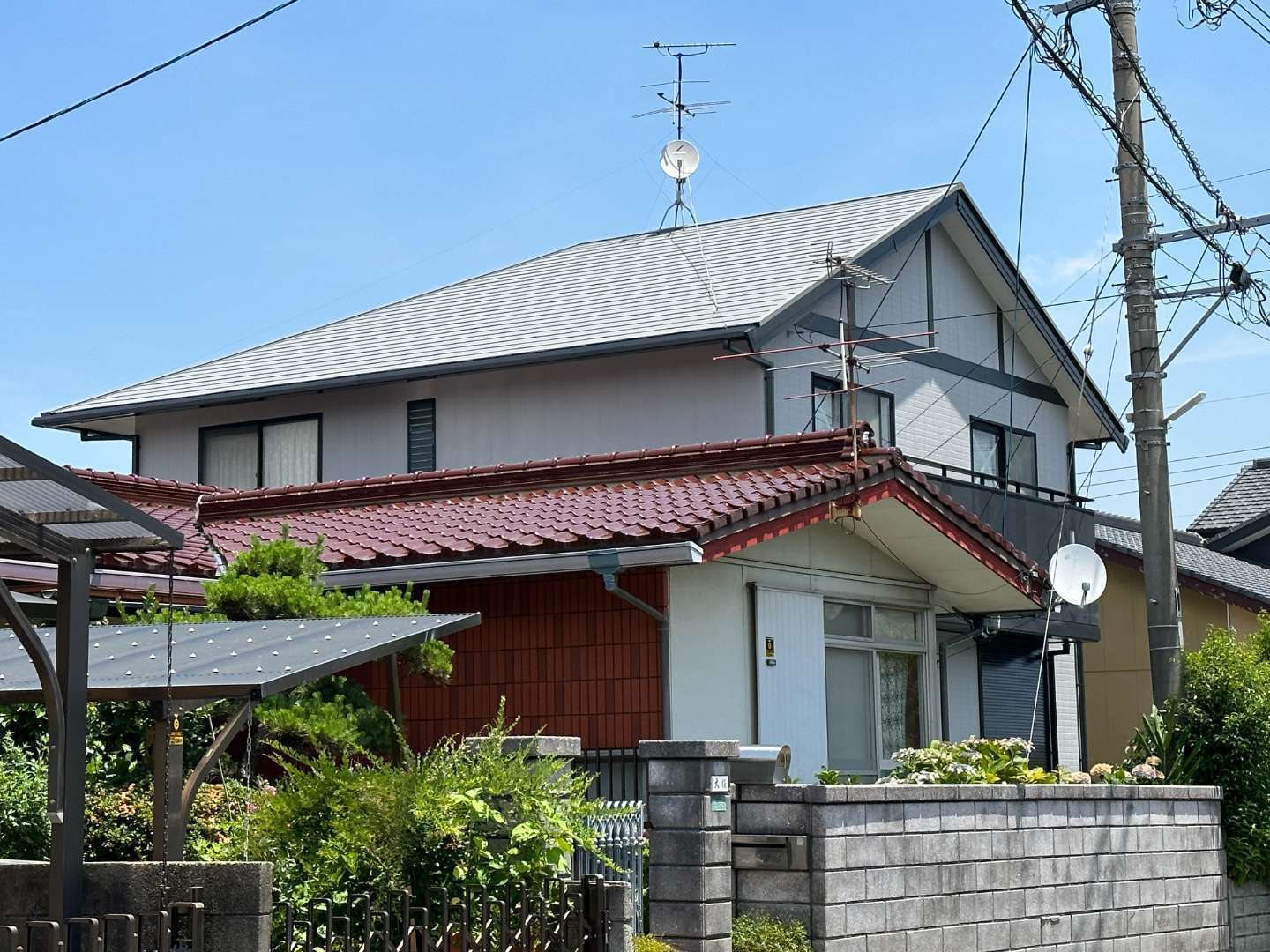 福岡県中間市 ガイナ断熱塗装・外壁塗装・屋根塗装・シーリング打ち替え 施工写真6