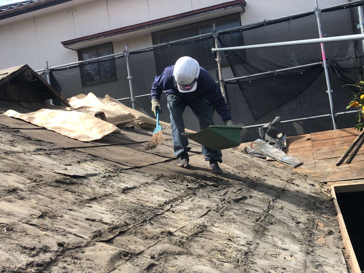 北九州市八幡東区 雨漏り調査・屋根瓦葺き替え・雨樋交換・板金工事 施工写真5