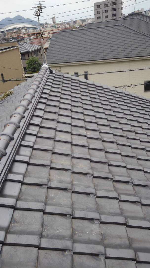 北九州市小倉北区 雨漏り調査・屋根瓦葺き替え・遮熱塗装・板金工事・外壁塗装・付帯部塗装 施工写真12